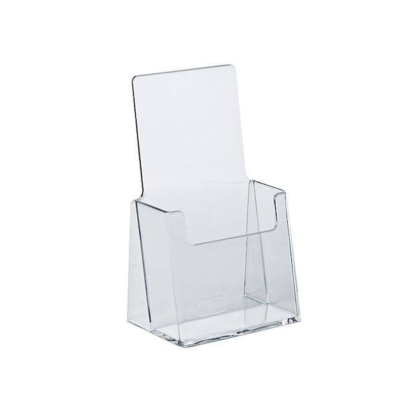 Azar Displays Trifold Brochure Holder. Inside Dimension: 4"W, PK25 252012-25PK - main